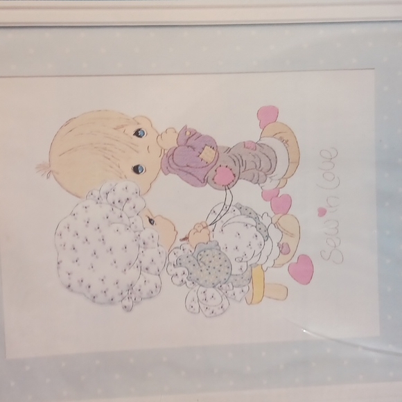 Precious Moments Stitchery Picture Kit 14"×18" Paragon Needlecraft 1984 - Picture 6 of 6